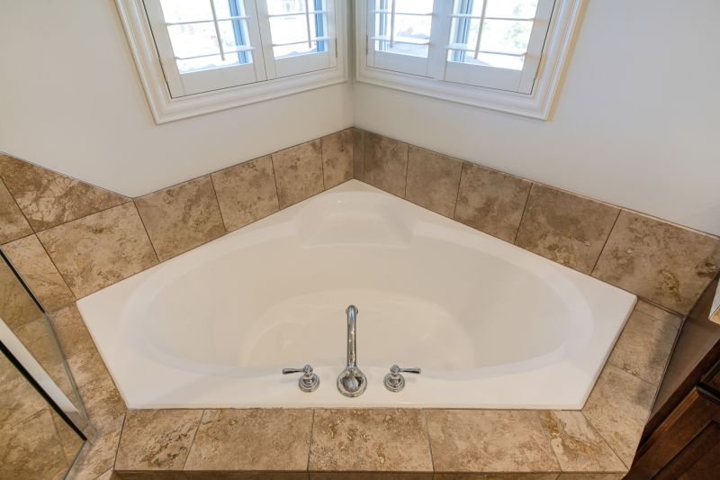 Spacious Corner Bathtub